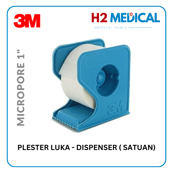 Micropore 1 Inch Satuan 3M Micopore Plester Putih Plester Luka