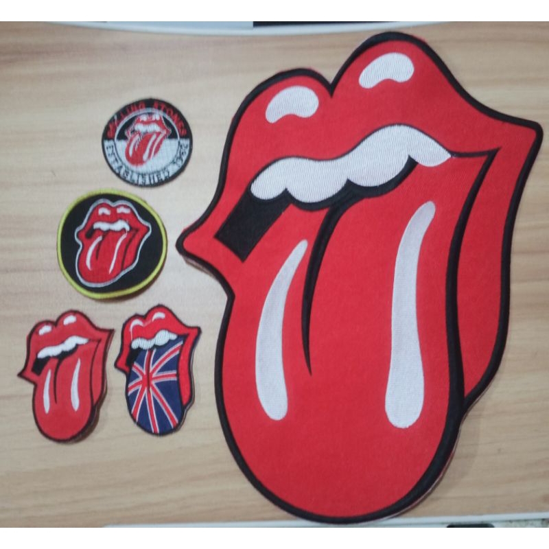 emblem bordir patch bordir komputer logo band rolling