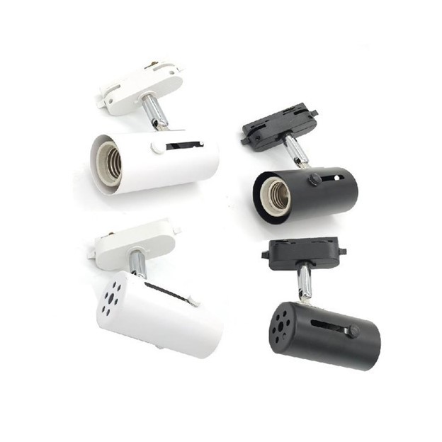 Kap Lampu Sorot Fitting E27 Kap Lampu Spotlight Fitting E27 Plafon Rel Kap Lampu Cafe E27 Track