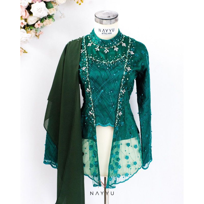 Atasan Kebaya Brokat Payet