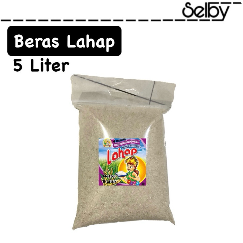 

❤️SELBY❤️ 5 Liter Beras Lahap Penari Kemasan Repack Original