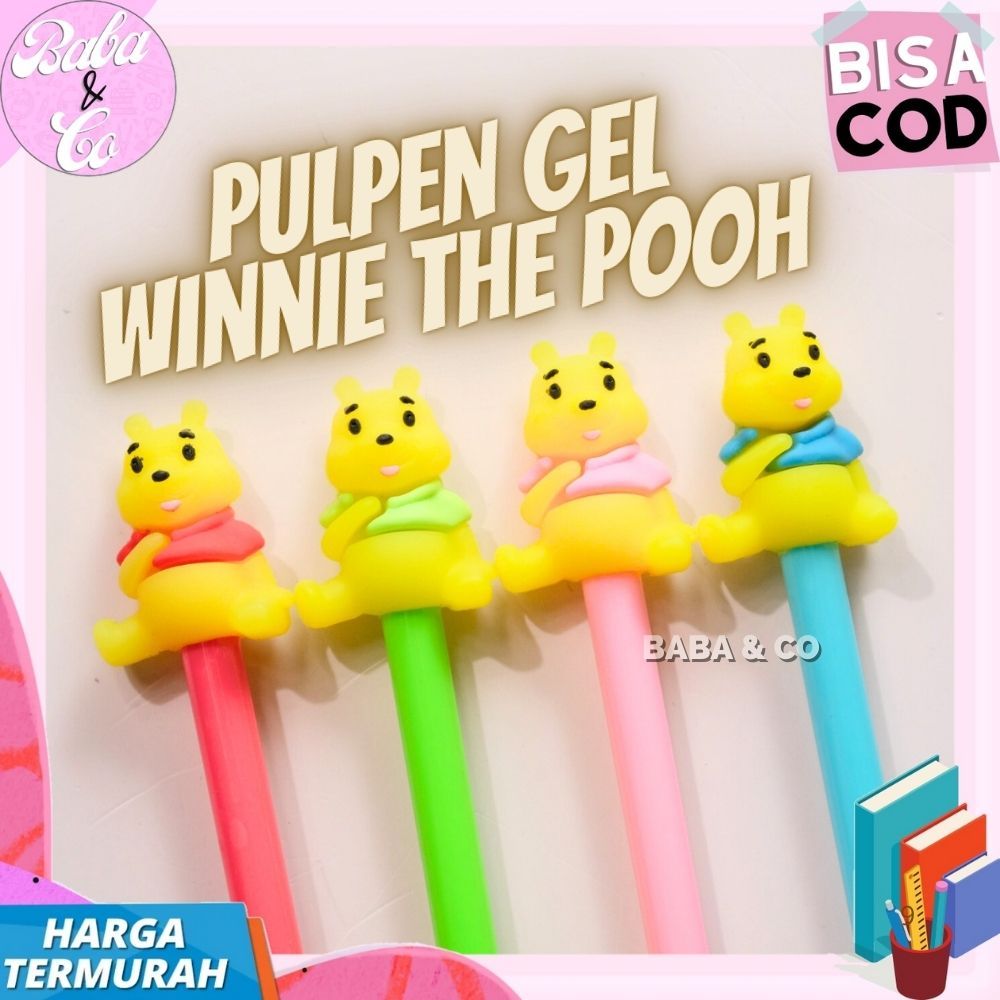 

PEN WINNI THE POOH PULPEN GEL POOH LUCU UNIK MURAH PULPEN WINNIE THE POOH BERUANG UNIK