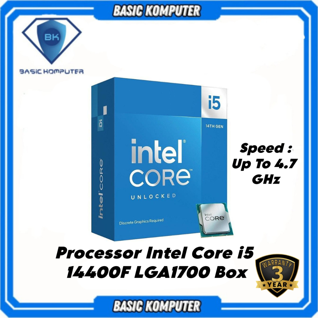 PROCESSOR INTEL I5 14400F BOX