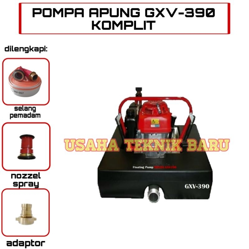 POMPA APUNG HONDA GXV-390 FLOATING PUMP|13HP KOMPLIT SIAP PAKAI