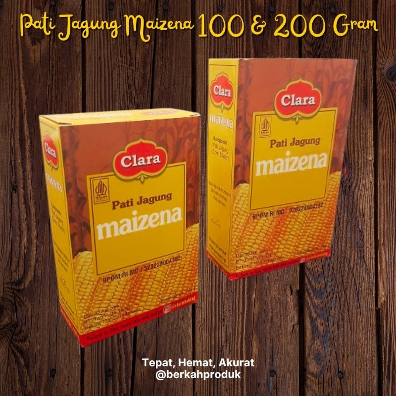 

Pati Jagung Maizena Clara 100 / 200 Gram
