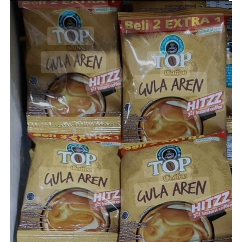 

kopi top gula aren sachet 1 renceng