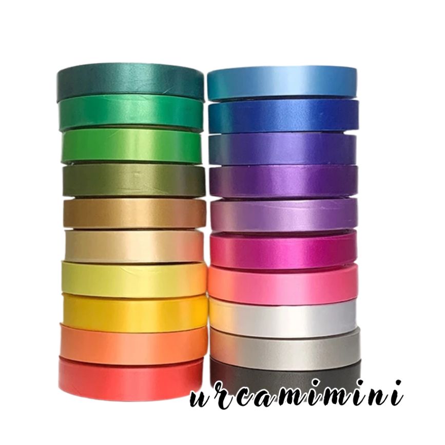 

Pita Kado 3/4" Plastik POLOS 2cm Pita Jepang 2 cm Pita Saten