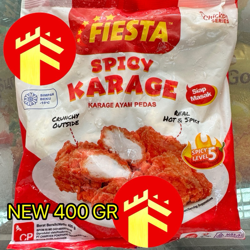 

FIESTA SPICY KARAGE 500 GR KARAGE AYAM PEDAS