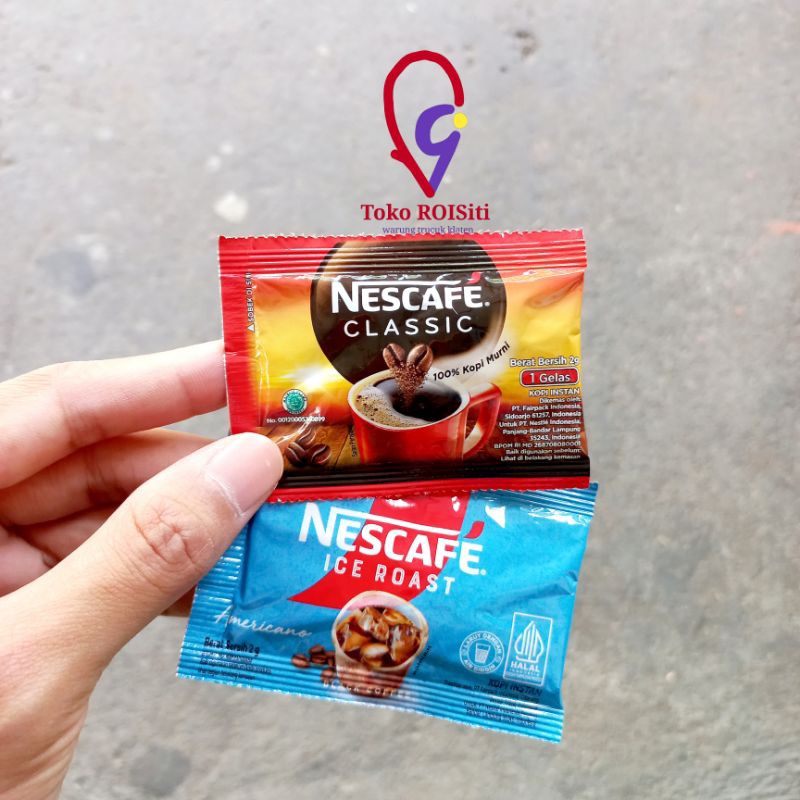 

(TRS) nescafe classic ice roast kopi bubuk instan 2g