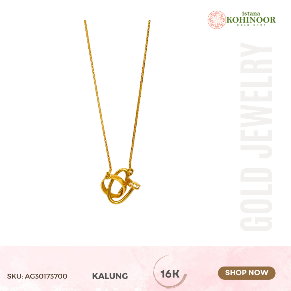KOHINOOR NEW GOLD VARIASI PENDANTS KALUNG EMAS VARIASI 16K NECKLACES