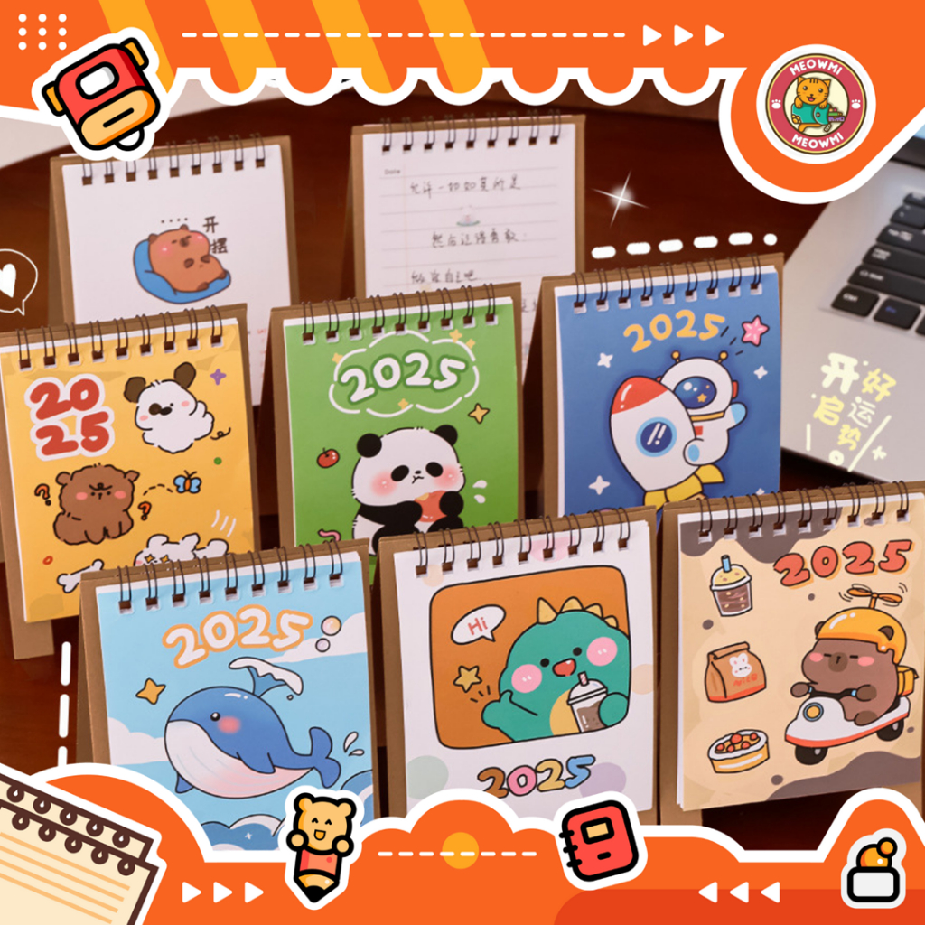 

Kalender Meja 2025 Motif Lucu Korea Aesthetic DHP0015