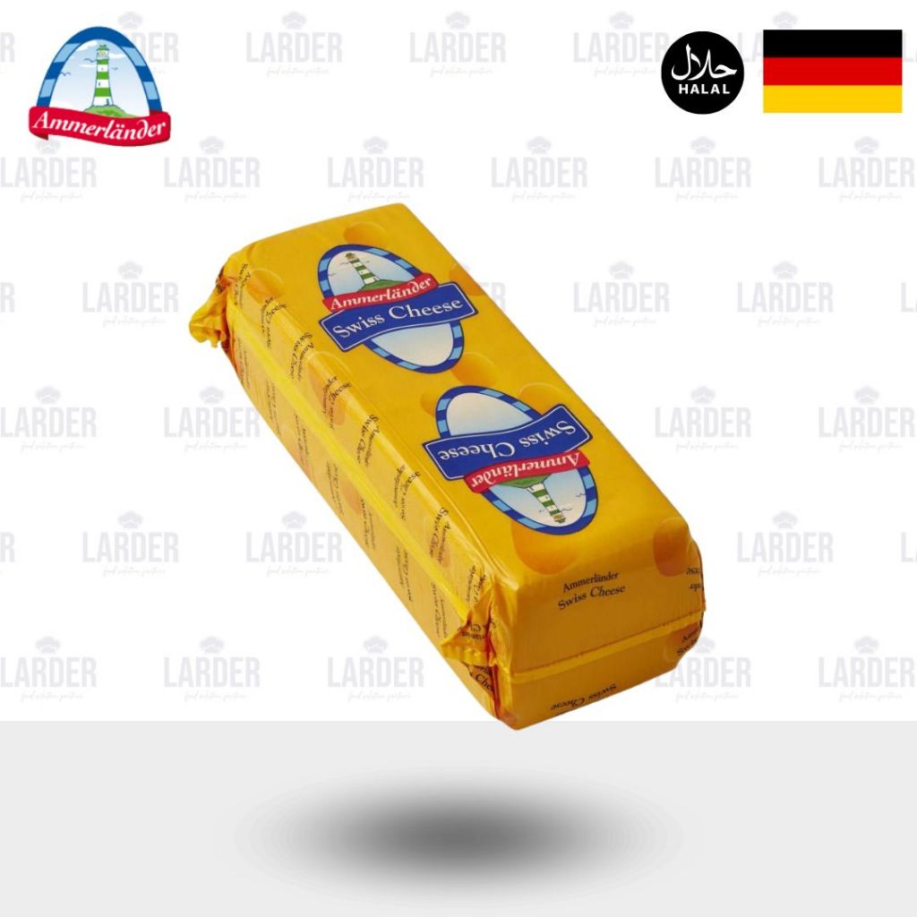 

Ammerlander Swiss Cheese / Keju Swiss / Keju Gurih 3kg