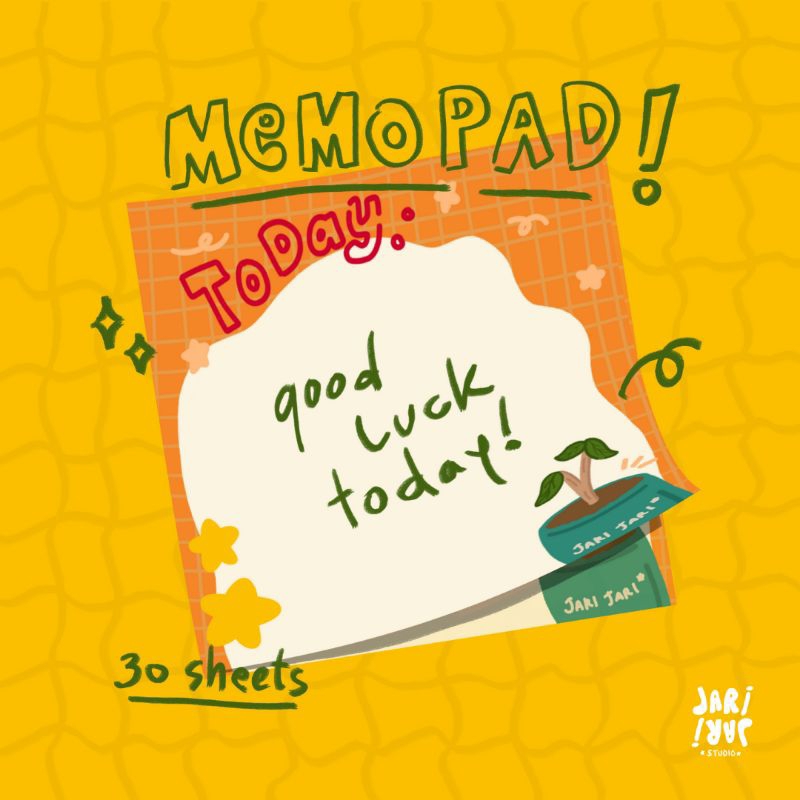 

Memopad Notepad Catatan | Jari Jari Studio