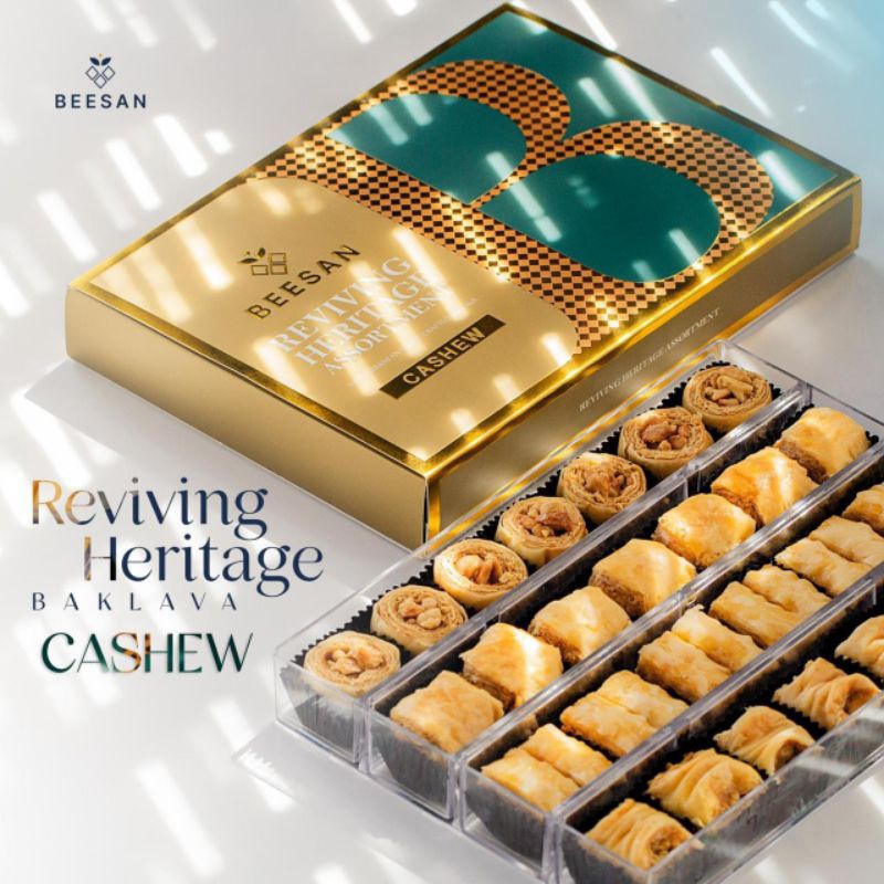 

BAKLAVA BEESAN Reviving Heritage Baklava Assortment (Kacang Mete )