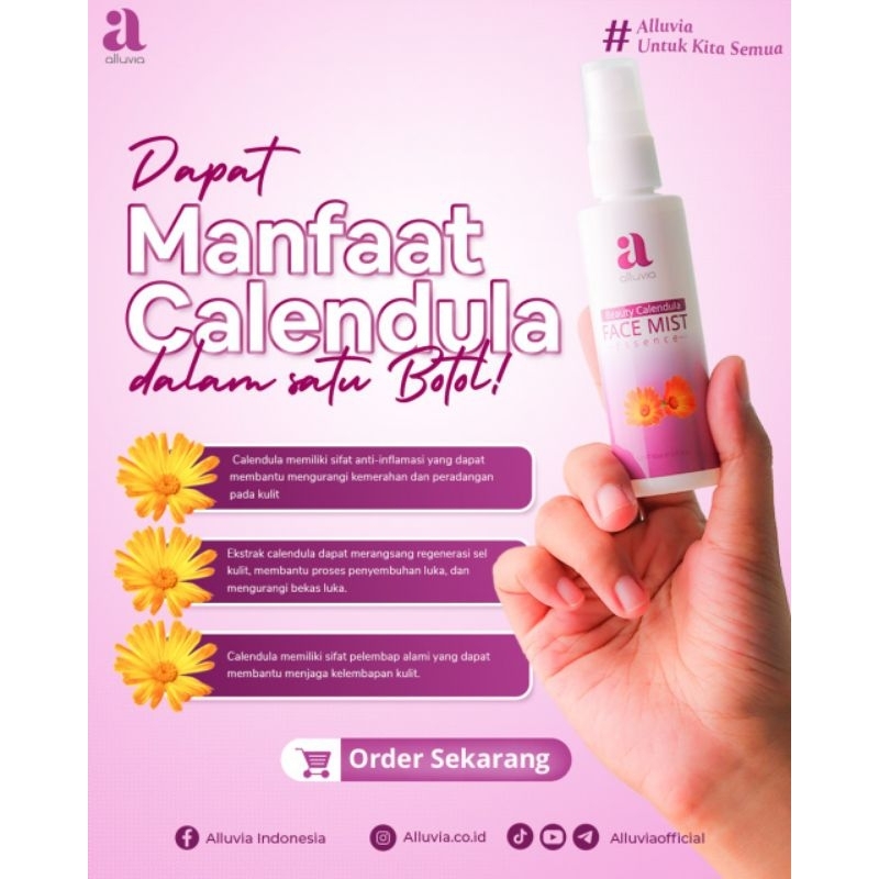 alluvia calendula face mist essence original