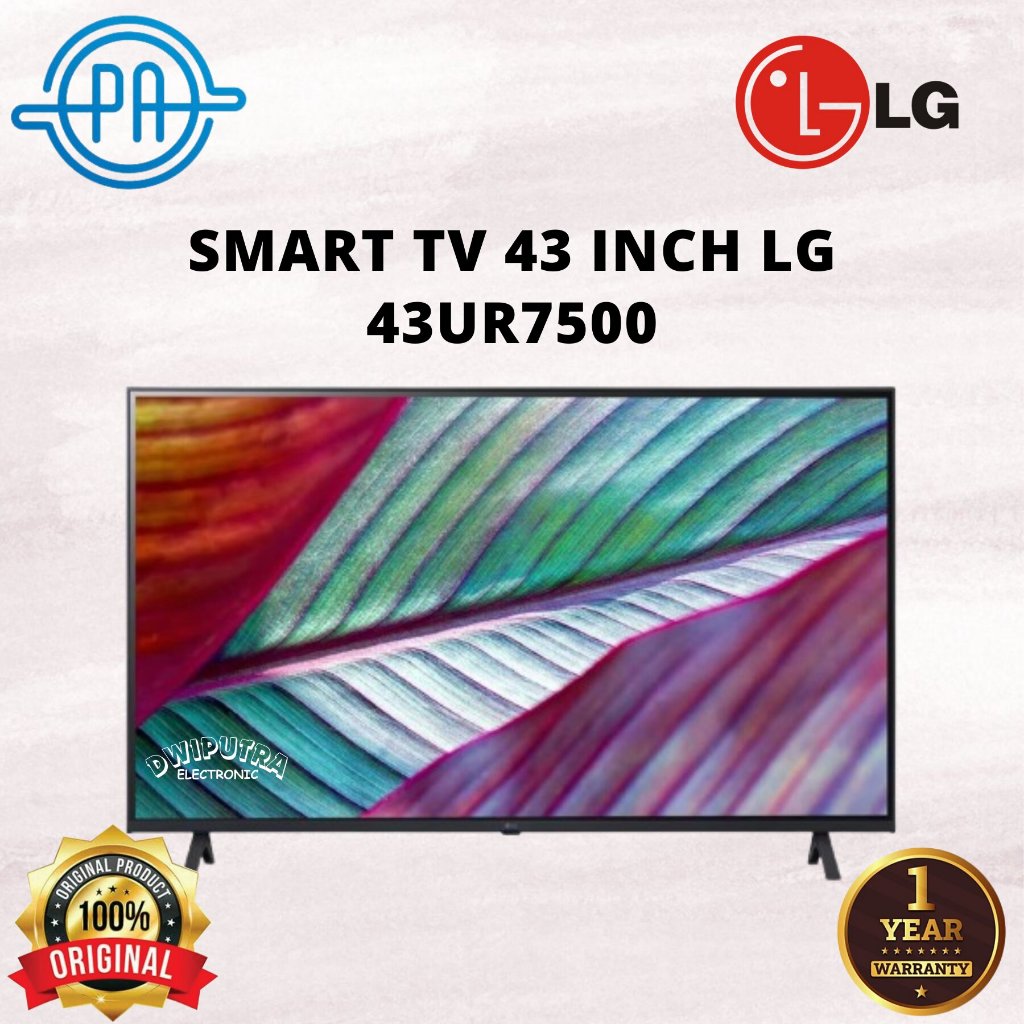 SMART TV LG 43UR7500 / 43UA7500 NEW 43-UR7500 TV 43 INCH LG ORIGINAL 43UA NEW 7500