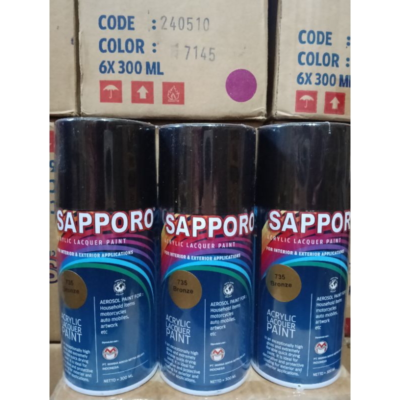 Pilok Pilox Sapporo 300ml saporo 300ML SAPORO SPray 300ml 735 bronze