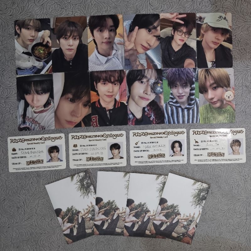 Official Photocard Riize Riizing Epilogue Travel Bag Ver.