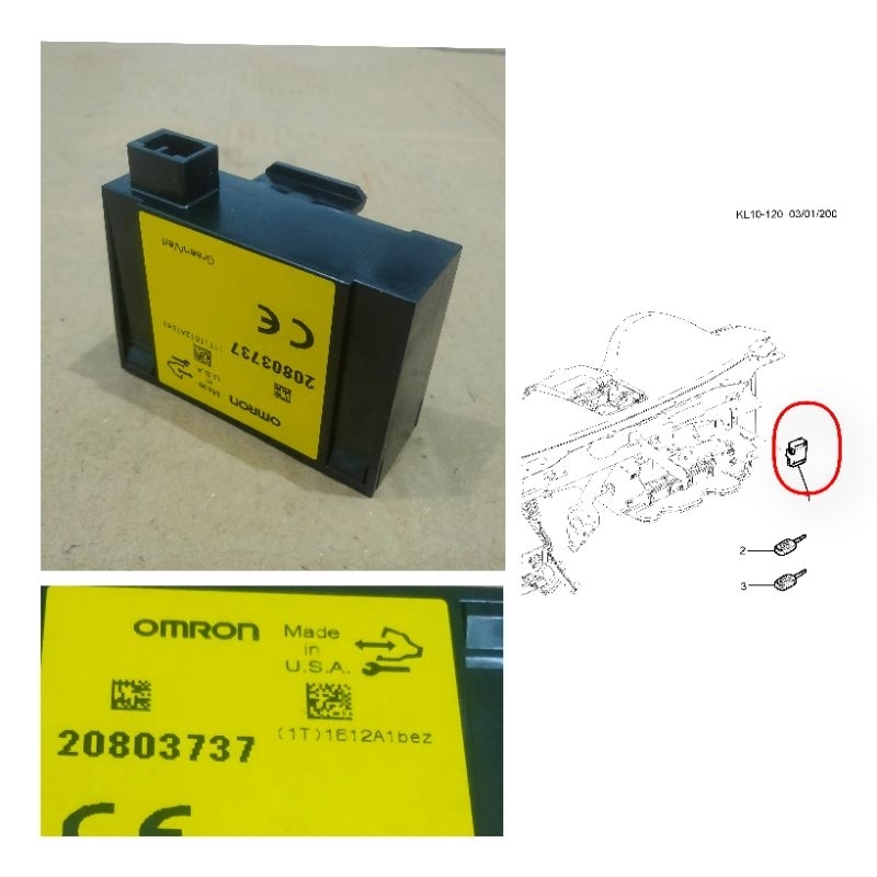 Modul Remote Keyless Mobil Chevrolet Captiva FL Original