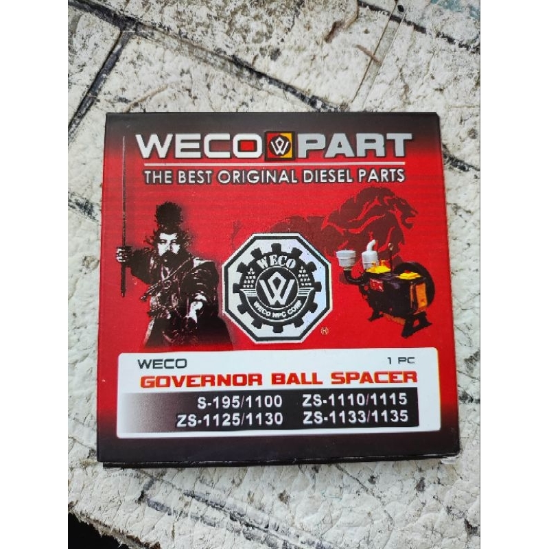 governor ball spacer WECO
