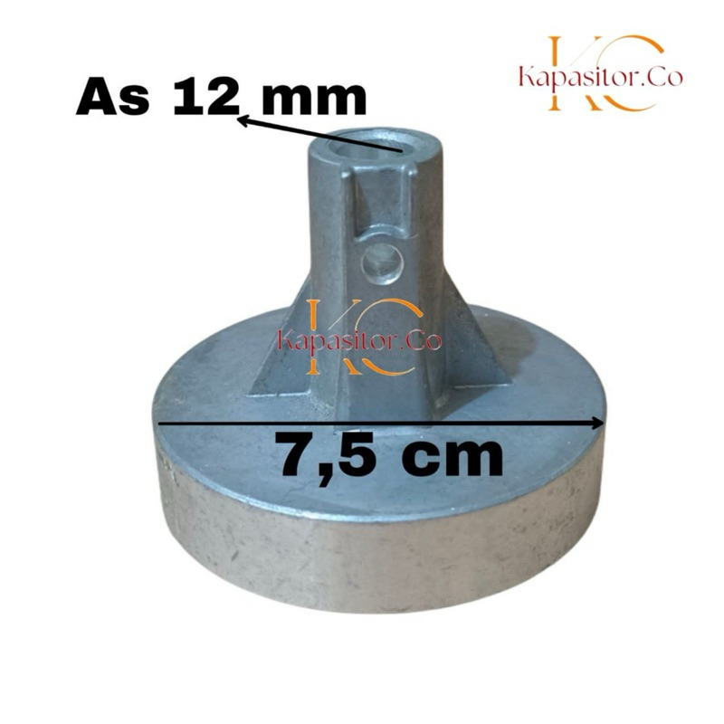 Pully Spin Mesin Cuci 2 Tabung Sanken 6kg 7kg 8kg 9kg 10kg 11kg 12kg 13kg 14kg AS 12 Pully Pengering