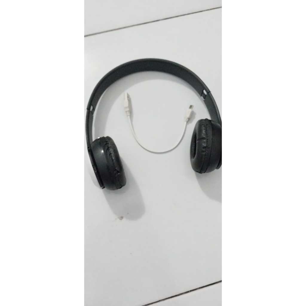 HEADPHONE Bluetooth Headset Wireless|Bekas Pakek 1x