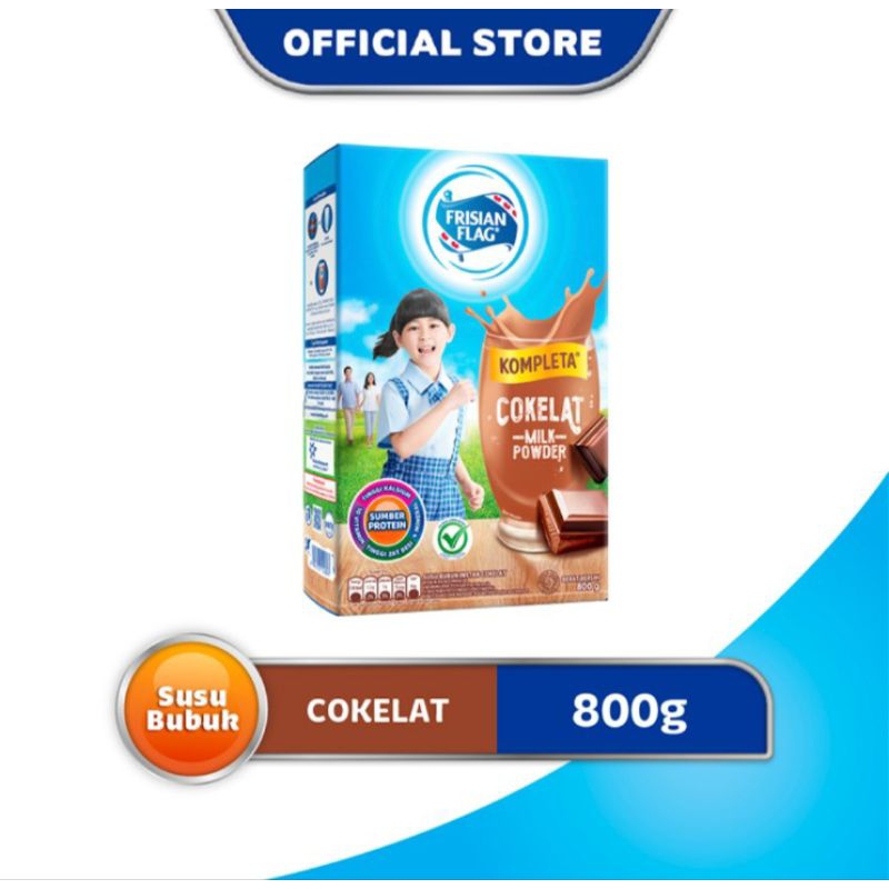 

Frisian Flag Kompleta Susu Bubuk Instan Cokelat 800 g
