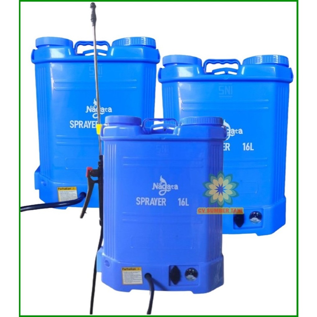 Sprayer Semprot Elektrik Kapasitas 16 Liter Nagata Gendong Elektrik