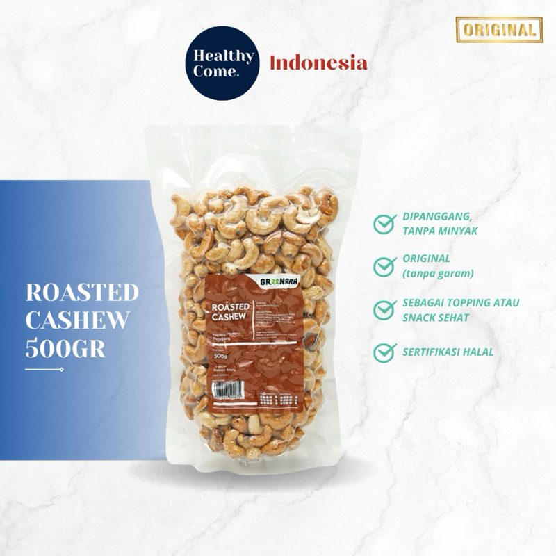 

Kacang Mede Panggang / Premium Roasted Cashew 500gr | Greenara