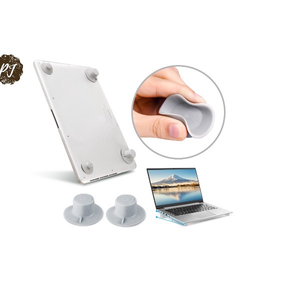 FG2 4 Pcs Alas Kaki Karet Pendingin Laptop  Rubber Silicone Feet Cooling Notebook