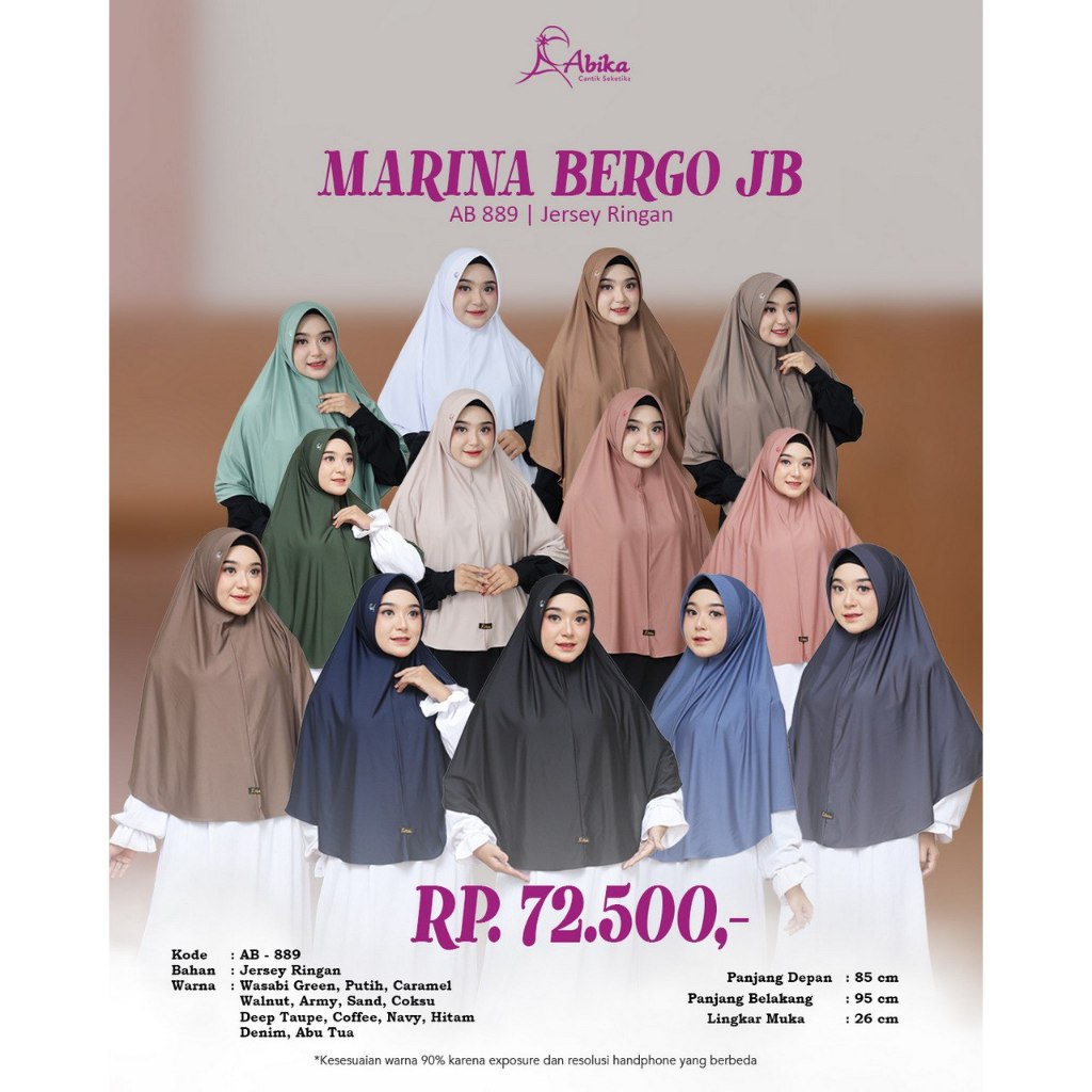BERGO MARINA JUMBO ABIKA HIJAB