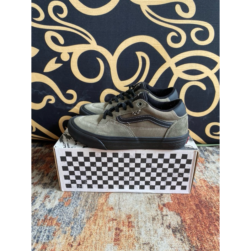 VANS SKATE ROWAN OLIVE BLACK