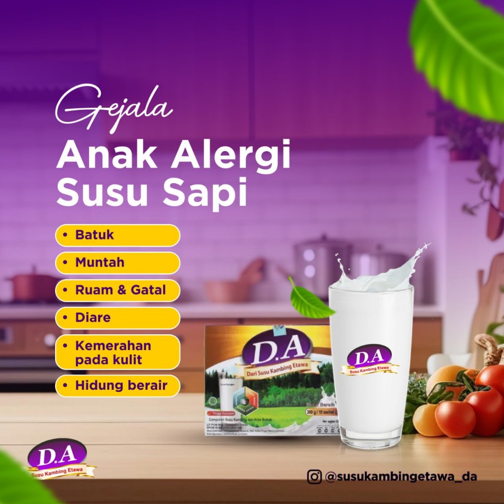 

SUSU KAMBING ETAWA PLUS KOLOSTRUM D.A KANDUNGAN SUSU 80% TIDAK TERLALU MANIS