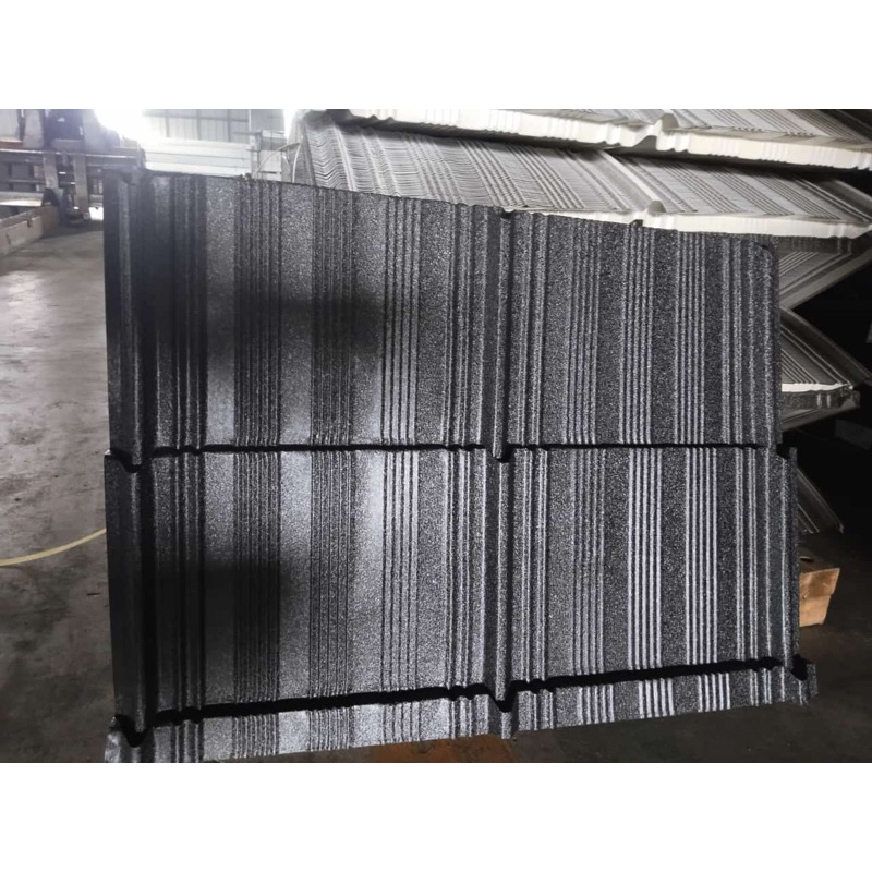 Genteng Metal Minimalis Black Wrinkle