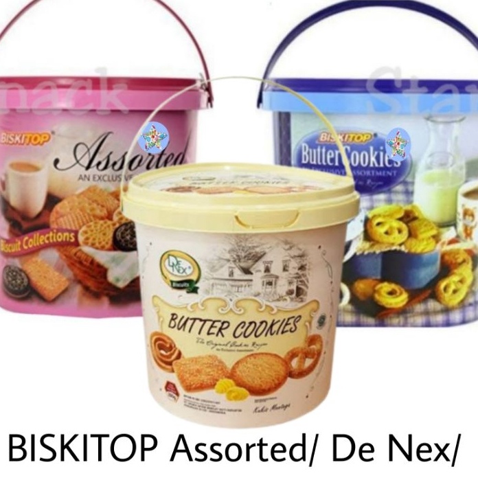 

HATI HATI BARANG Biskitop Assorted Butter Cookies De Nex Ti35gr