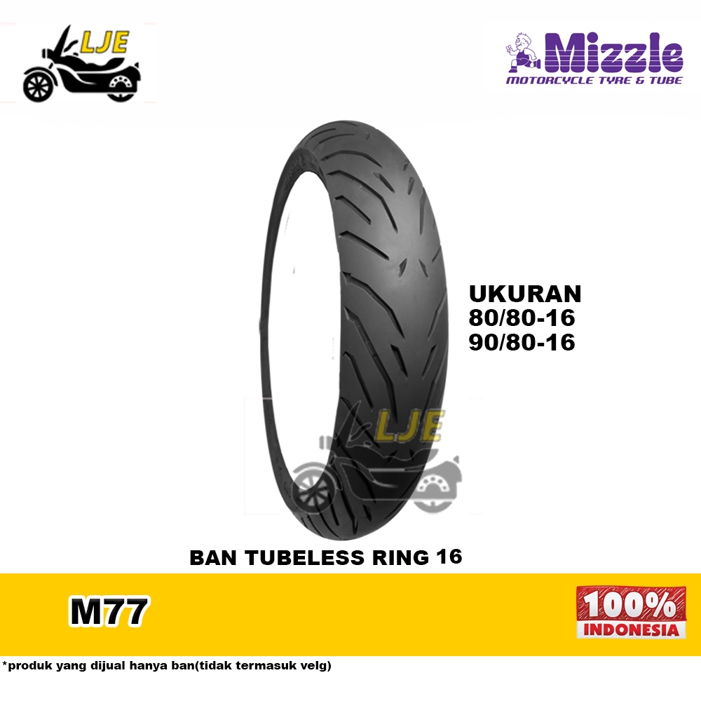 Ban Motor ring 16 Mizzle M77 Twin Devil Tubeless - Ban Motor ring 16 Tubeless