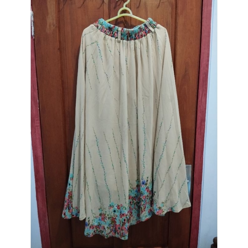 ✿PRELOVED✿ rok lucu warna coklat susu