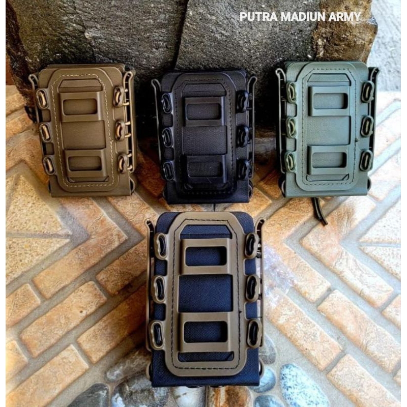 Holster magazine scorpio besar / holter magazine m4 / holter magazine pinggang / Pouch magazine scor
