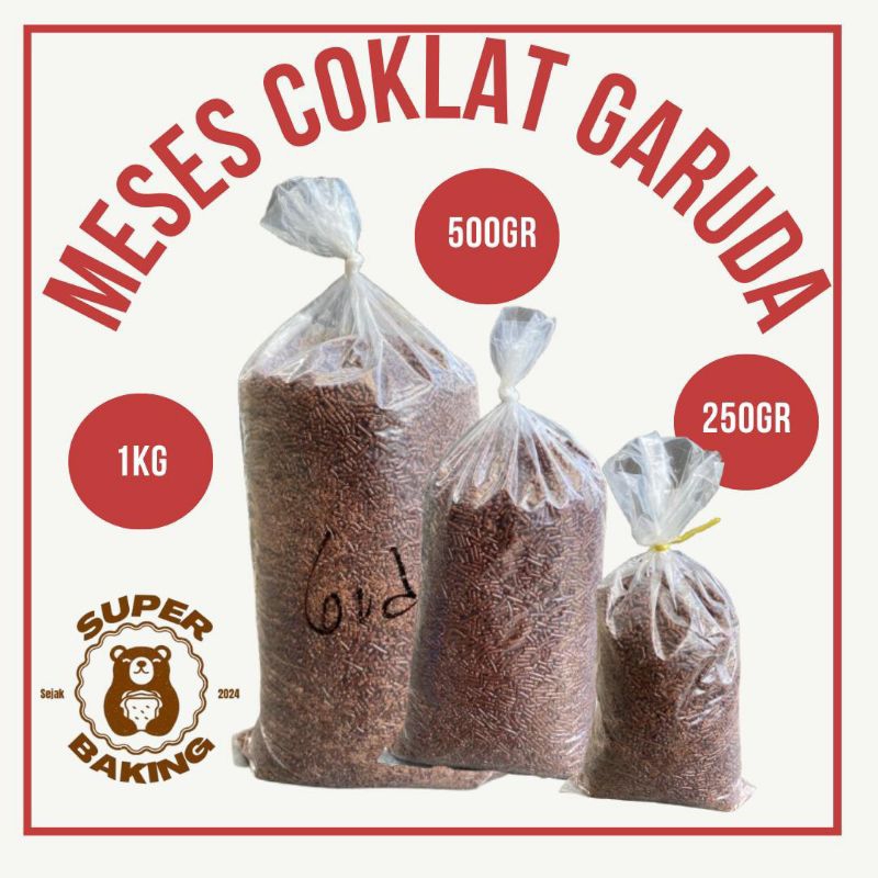 

Meses Coklat Garuda Repack 1Kg,500gr,250gr