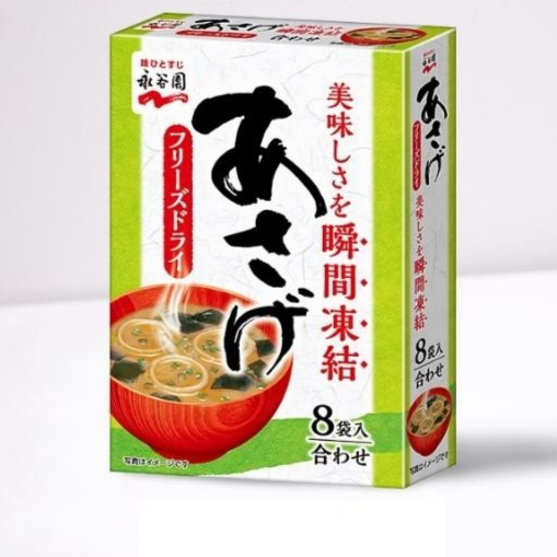 

NAGATANIEN Miso Soup Asage 67,2g -Miso Suop Instant Made In Japan