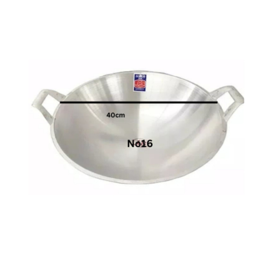 Wajan Aluminium Grade A No 16/Wajan Tebal Kuat Tahan Lama