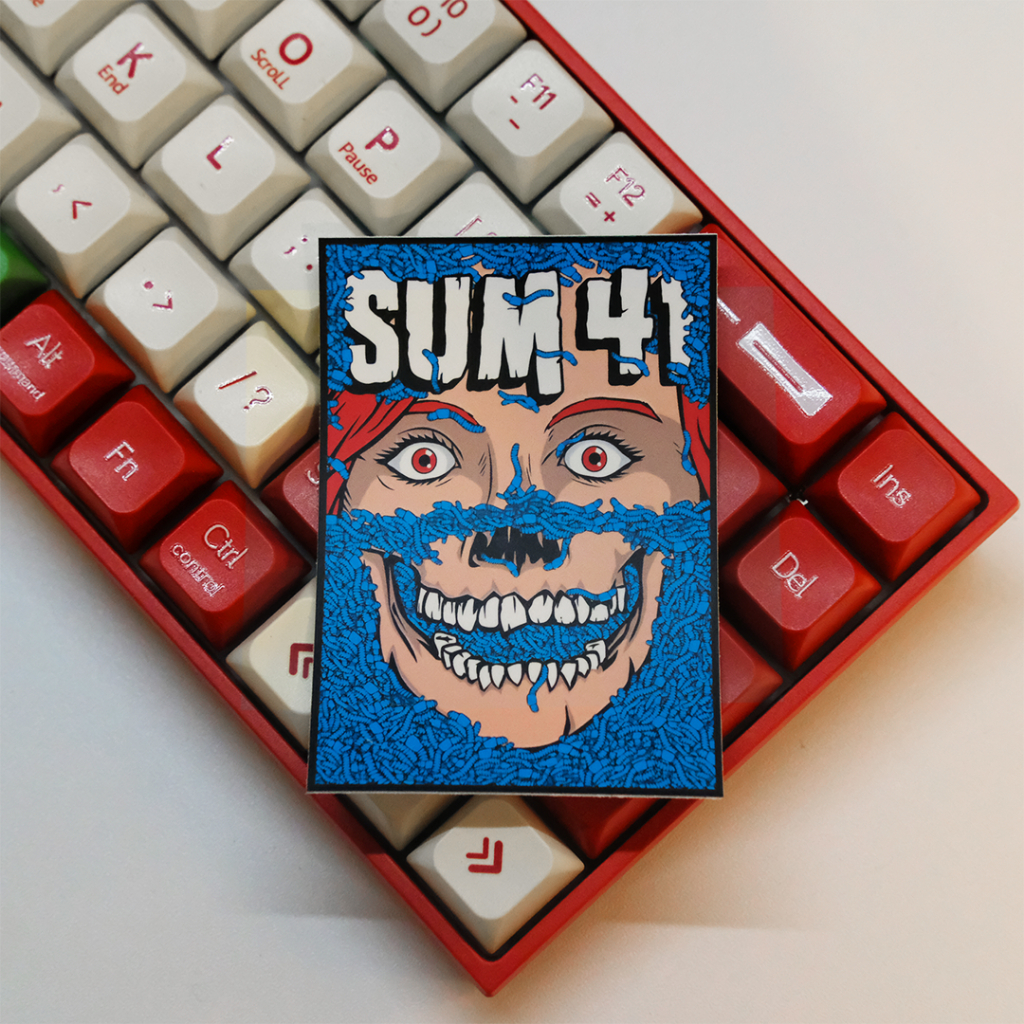 

STICKER SUM41 BAND ARTWORK