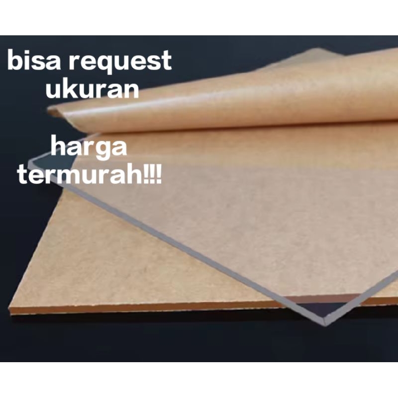 

Acrylic Bening Ukuran Bebas Pilih Sendiri PROMO MURAH BOSS Potong laser aklirik custom