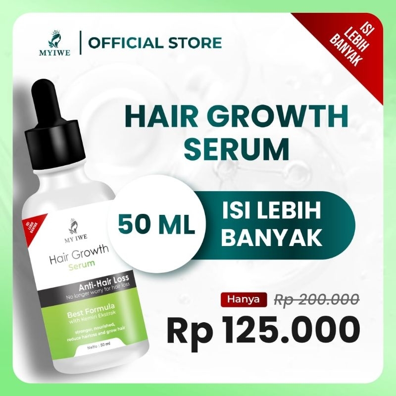 My Iwe Hair Growth Serum Membantu Pertumbuhan Rambut Serum Mencegah Kerontokan Rambut Serum Menebalk