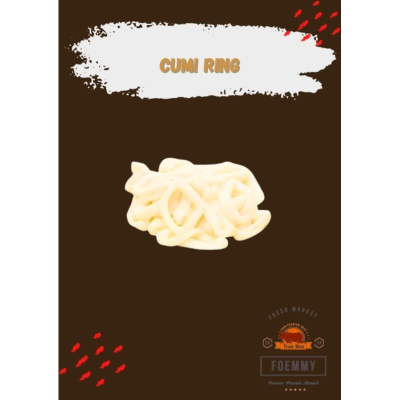 

Cumi Ring/Calamari 500 Gram , 1Kg