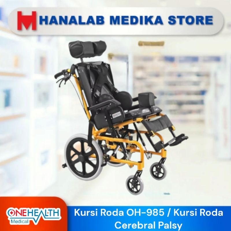 ONEHEALTH Kursi Roda Anak OH-985 / Kursi Roda Cerebral Palsy