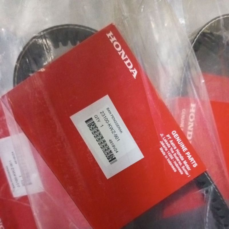 V BELT MURAH KWZ BUAT MOTOR HONDA REVO AT MATIC 100%ORIGINAL AHM ASTRA