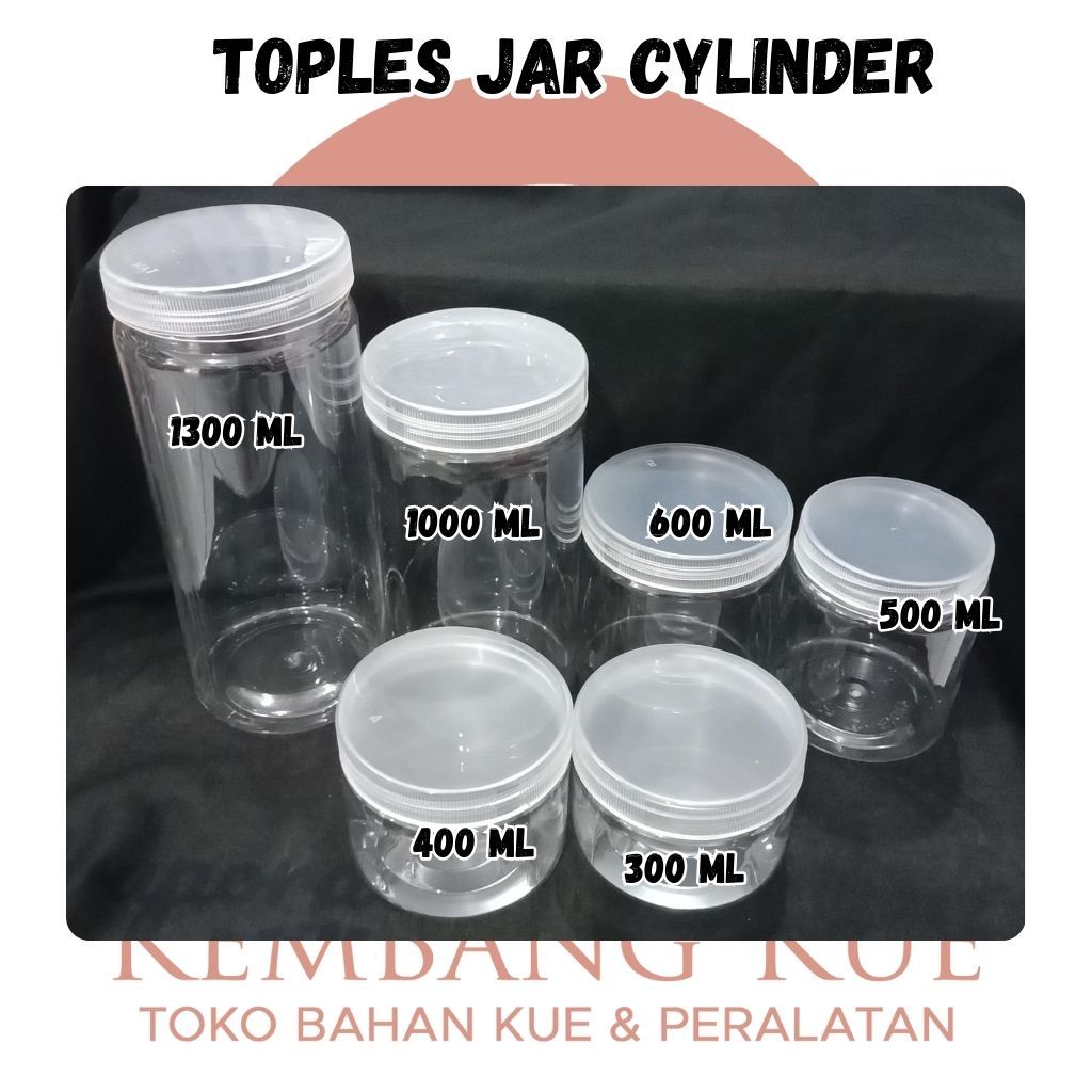 Toples tabung/toples jar/toples kue/kue kering