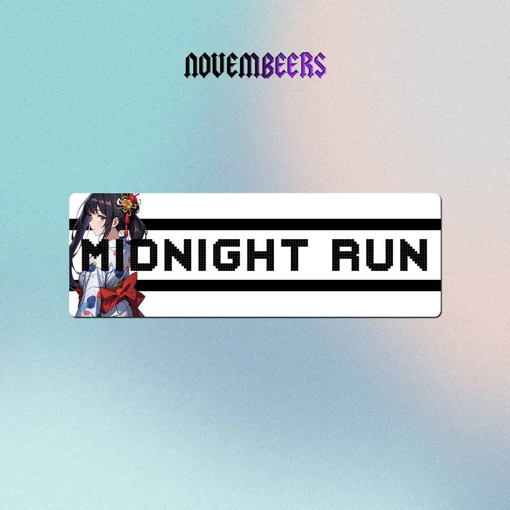 

Stiker Vinyl Slap Stiker Anime Midnight Run Sticker Vinyl Glossy