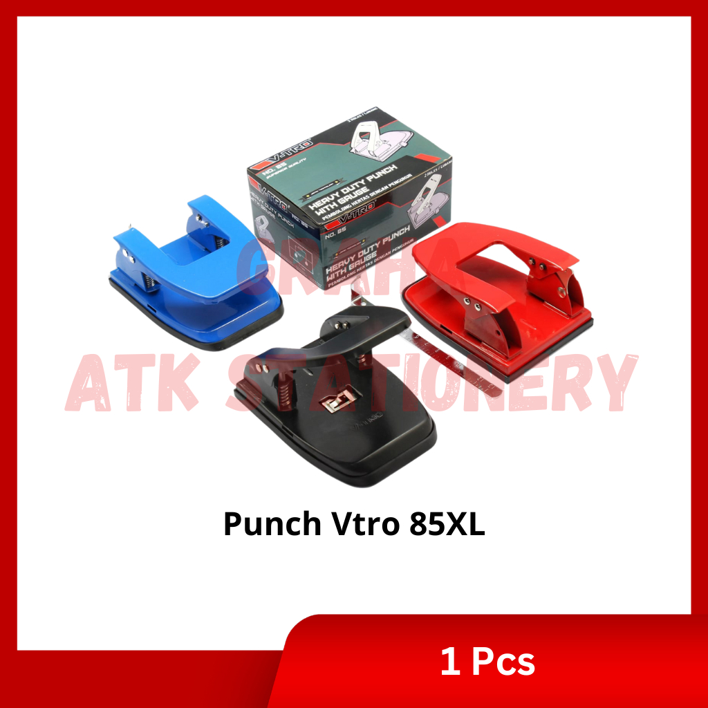 

[1 Pcs] Punch Vtro 85XL / Pembolong Kertas Dua Lobang Vtro 85XL